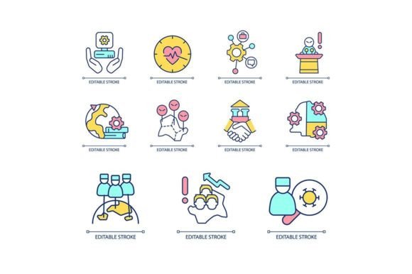 Download International Cooperation RGB Color Icon - Premium Bundle