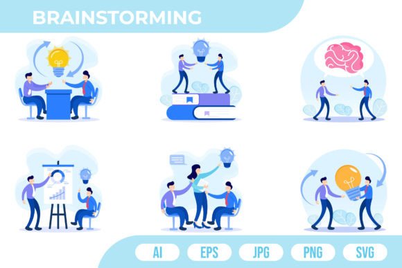 Download Brainstorming Illustration - Brainstorming Collection
