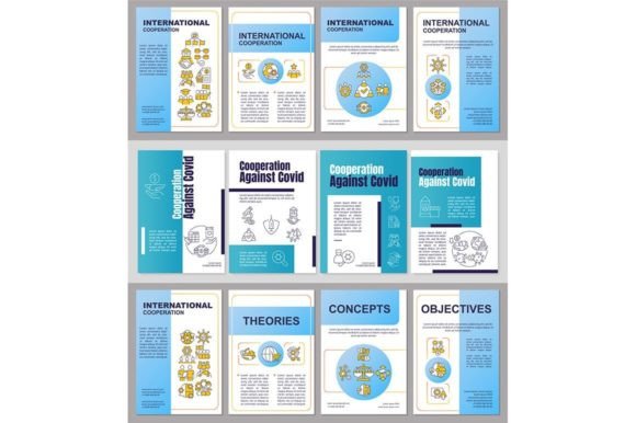 Download Global Cooperation Brochure Template Set - Premium Resources